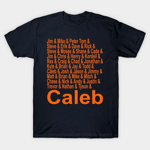 Bears Quarterbacks to Caleb T-Shirt by Retro Sports